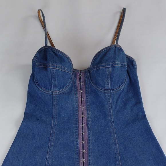 DKNY Vintage Blue Denim Women's Dress. - Picture 2 of 14